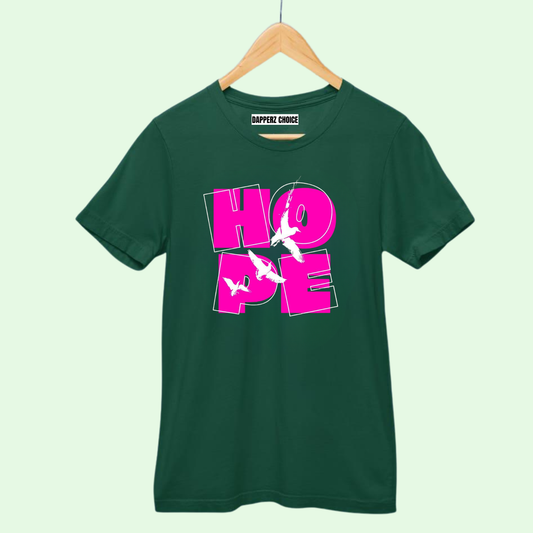 “HOPE” Premium Regular Fit T-Shirt |100% cotton, 180 GSM