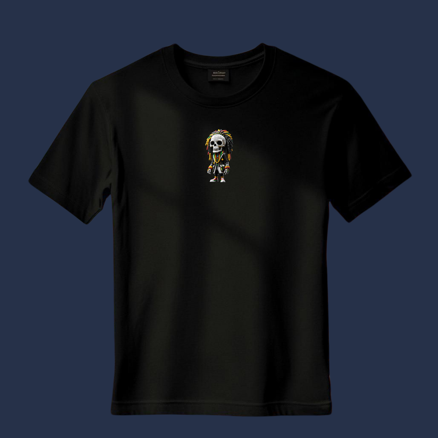 Rasta skull graphic EDITION Tee | 240 GSM PREMIUM Oversized T-shirt