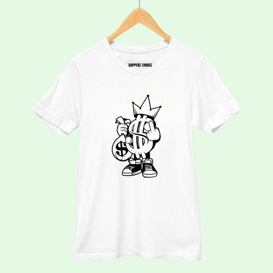 “MONEY KING” Premium Regular Fit T-Shirt | 100% cotton, 180 GSM