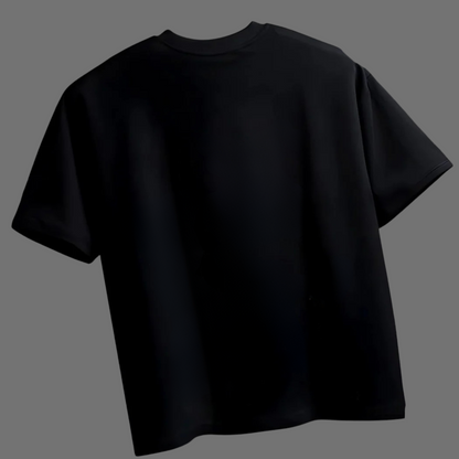 MEN'S NATURE-INSPIRED | PREMIUM PRINTED BLACK  EDITION OVERSIZED T-SHIRT