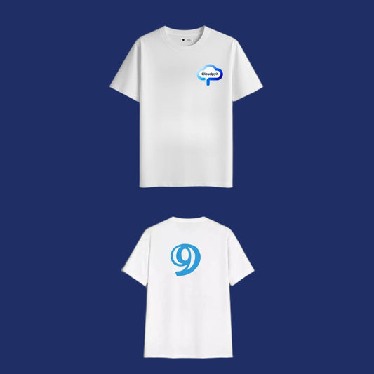 Customized oversized T shirts with logo and number of IT  company
