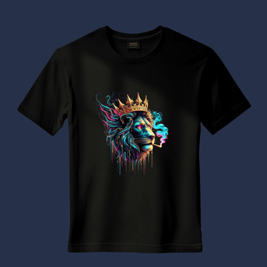 CROWNED LION: Rule your style kingdom Edition | PREMIUM 240 GSM Tee