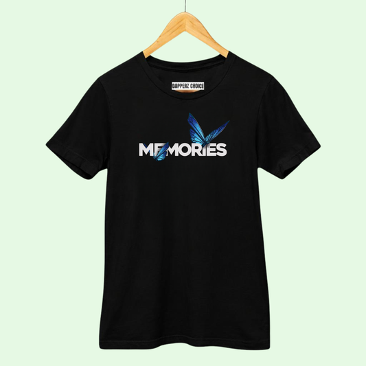 🖤 “MEMORIES” Premium Regular Fit T-Shirt | 100% cotton, 180 GSM